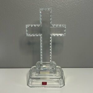Cristal D’Arques vintage genuine lead crystal made in France cross